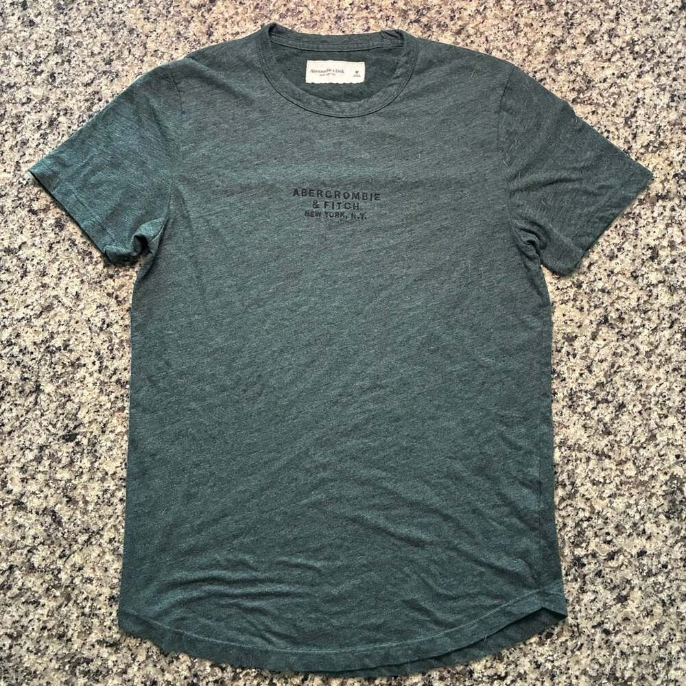 Abercrombie & Fitch Soft A&F Tee Embroidered NYC T-Shirt Size M